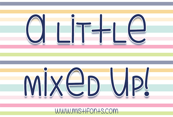 A Little Mixed Up: A Handwritten Font for Editorial Design