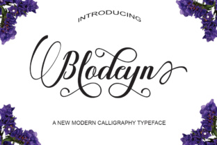 Blodeyn Font: Elevating Brand Identity with Elegant Calligraphy