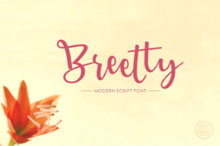 Breetty Typeface Review: Playful Script for Branding