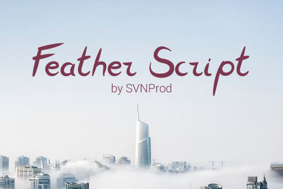 Feather Script Font Review for Campaigns