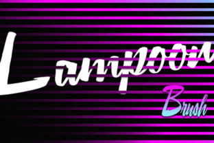 Lampoon Brush Font for Bold Web Design