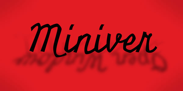 Miniver Pro: A Timeless Script Font for Editorial Design