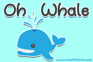 Oh Whale: A Playful Handwritten Font for Web Design
