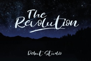 Revolution Brush: A Handmade Typeface for Editorial Design