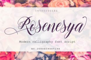 Rosenesya: A Playful Script Font for Web Design
