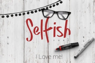 Selfish Font: A Playful Typeface for Web Design