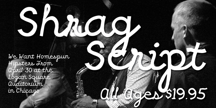 Shrag Script: A Handwritten Font for Crafters