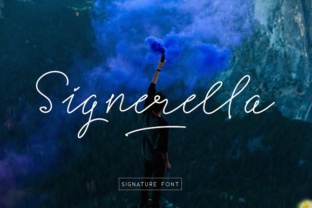 Signerella: A Handwritten Font for Editorial Design