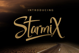 StarmiX: A Handmade Script Font for Branding