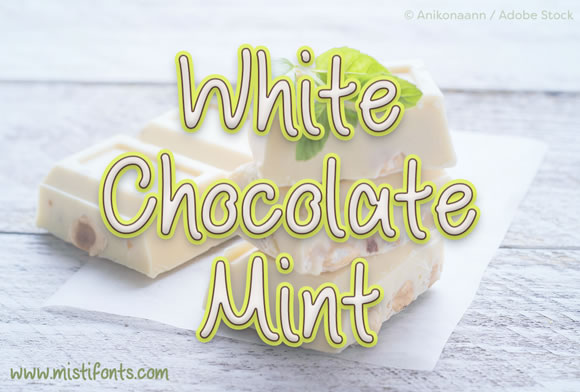 White Chocolate Mint Font Review for Web Design