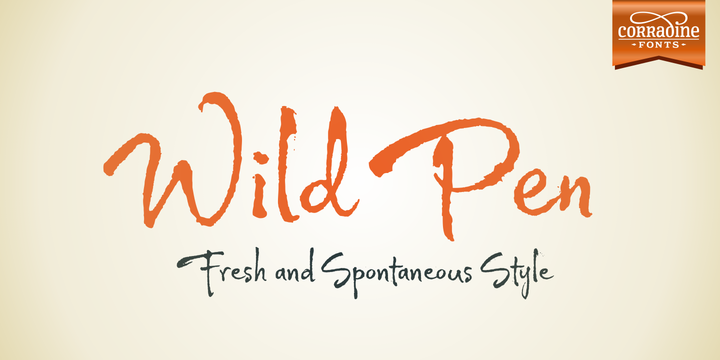 Wild Pen Family: A Handwritten Typeface for Editorial Design